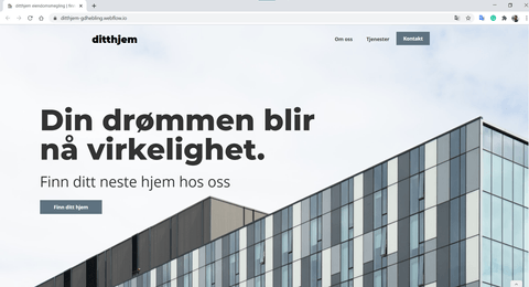 Webflow Website Project Screenshot